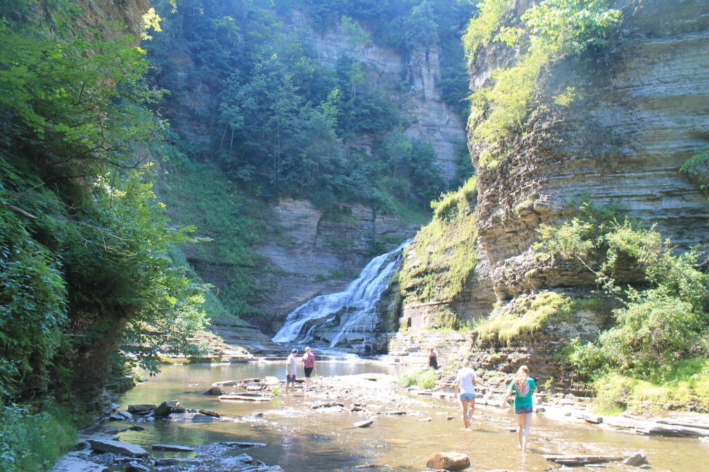 Photo: Below Lucifer Falls in the Prohibited Area