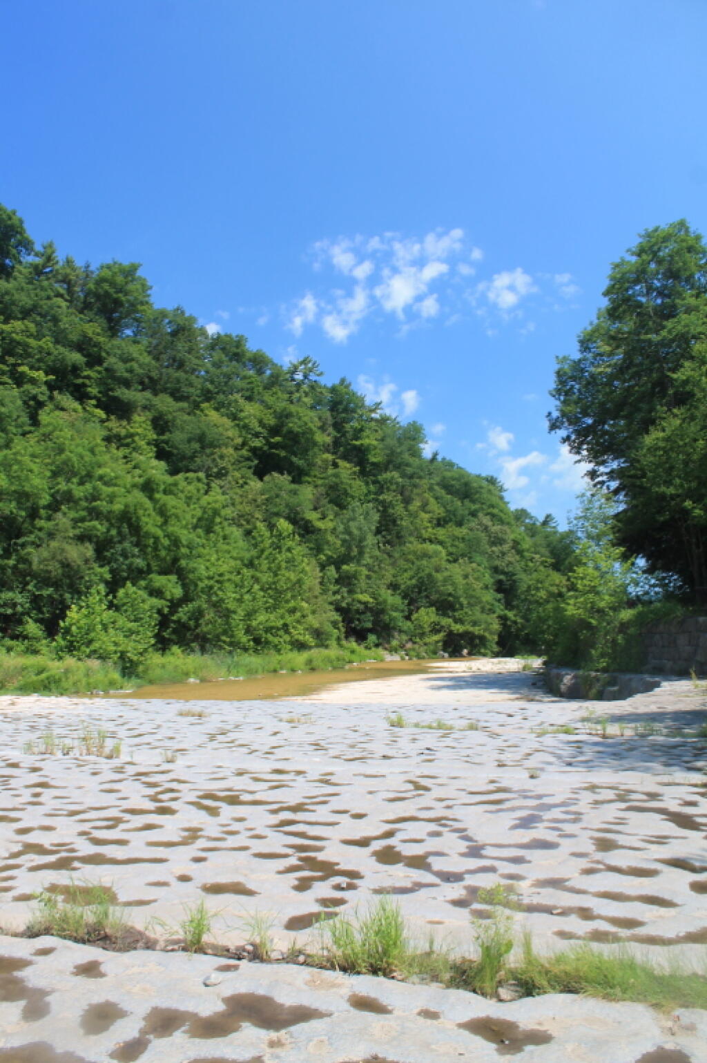 Photo: Along the Dry Riverbed Photo: Along the Dry Riverbed