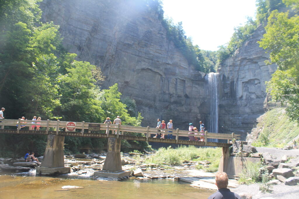 Photo: Bridge at the Falls Photo: Bridge at the Falls