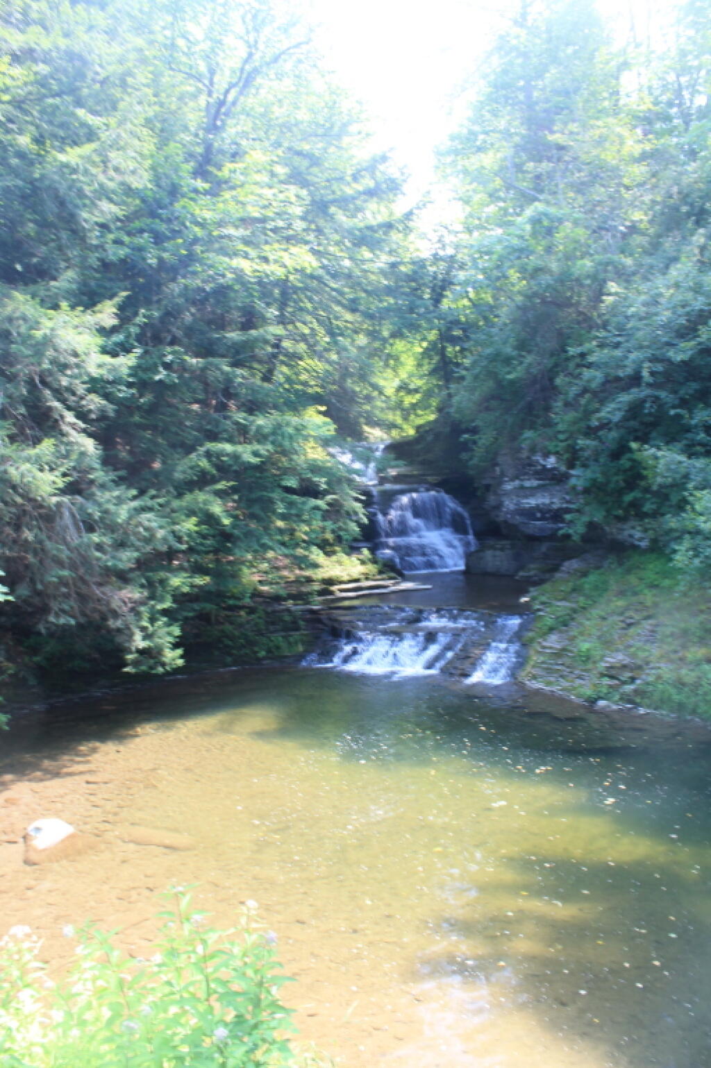Photo: Small Waterfalls By Old Grist Mill