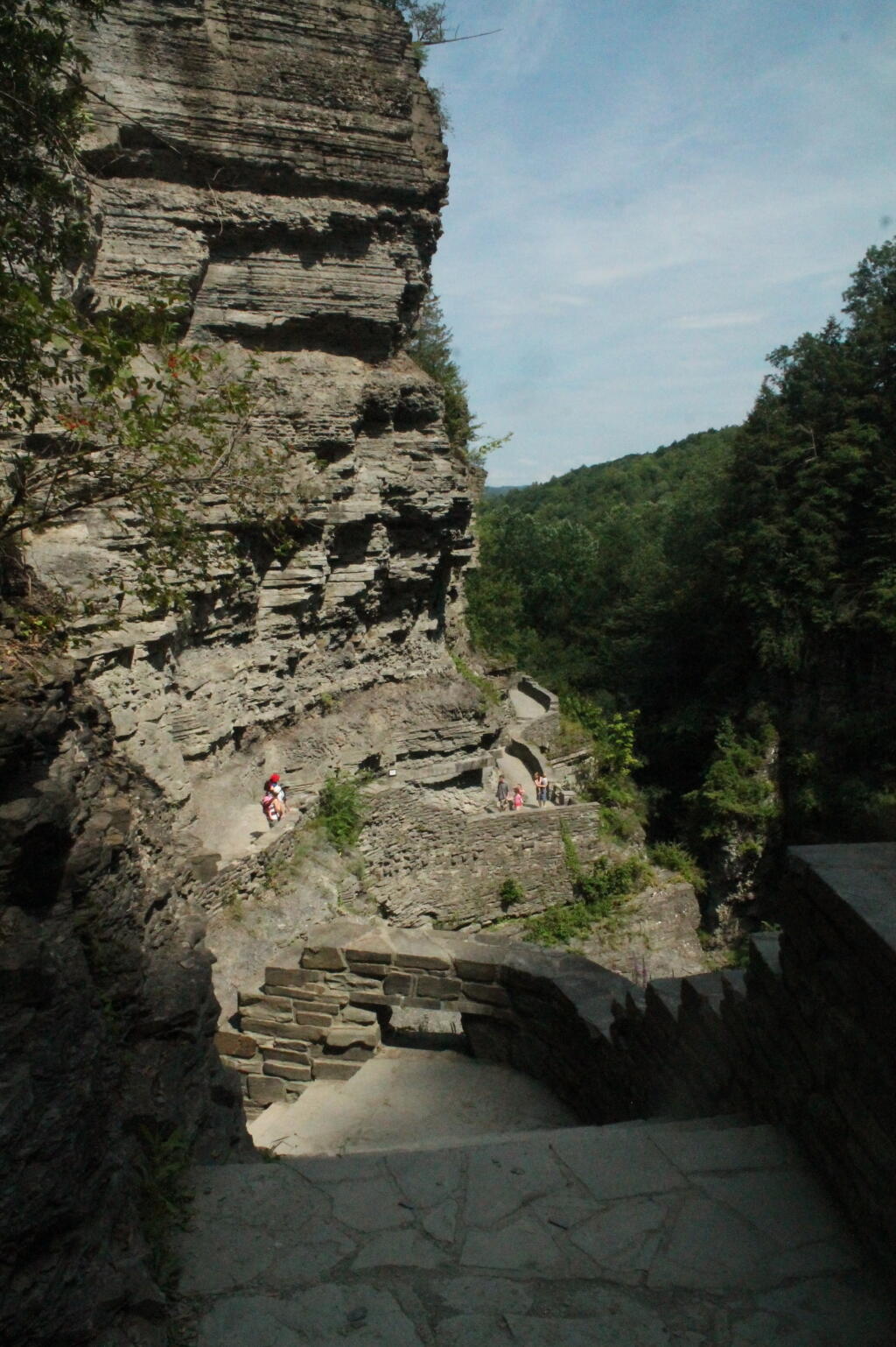 Photo: Heading Down Lucifer Falls Photo: Heading Down Lucifer Falls