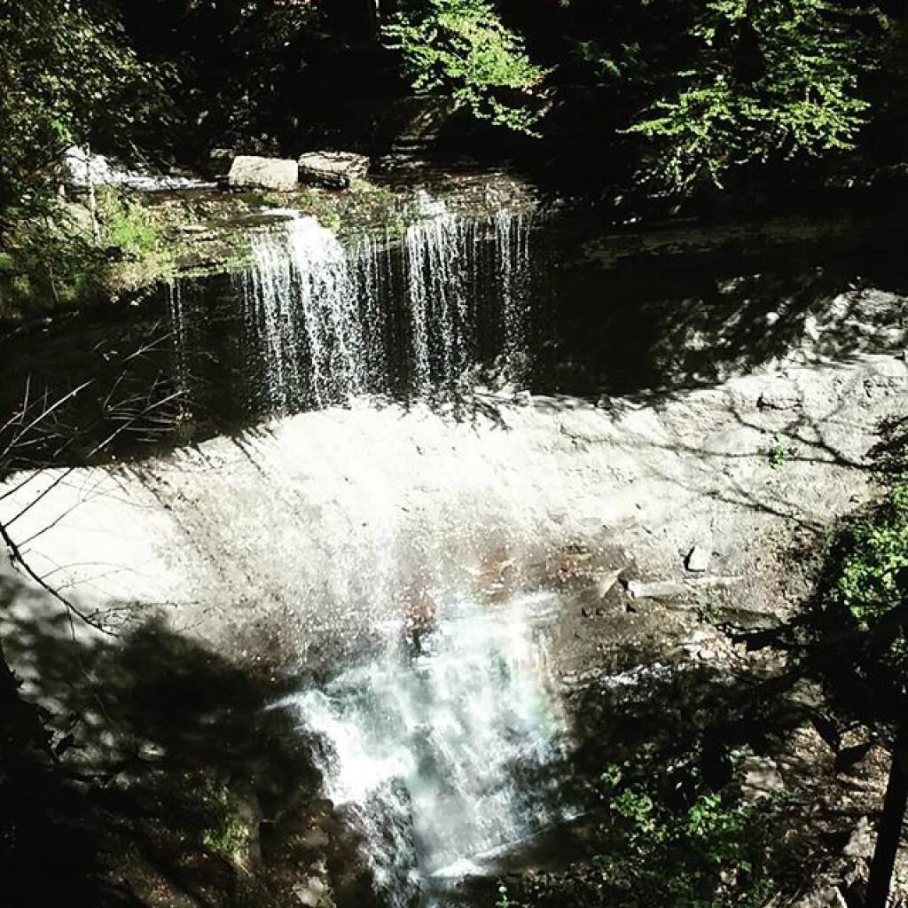 Photo: Quite a bit of water going over Tinker Falls Photo: Quite a bit of water going over Tinker Falls