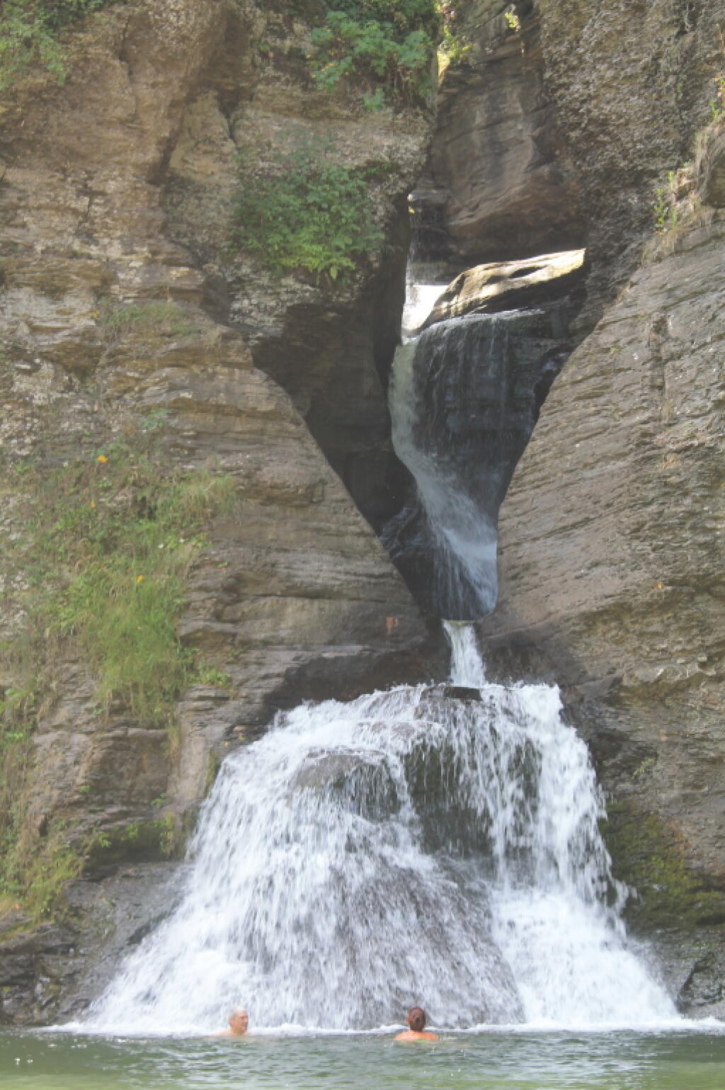 Photo: Lower Falls and Drop Above It