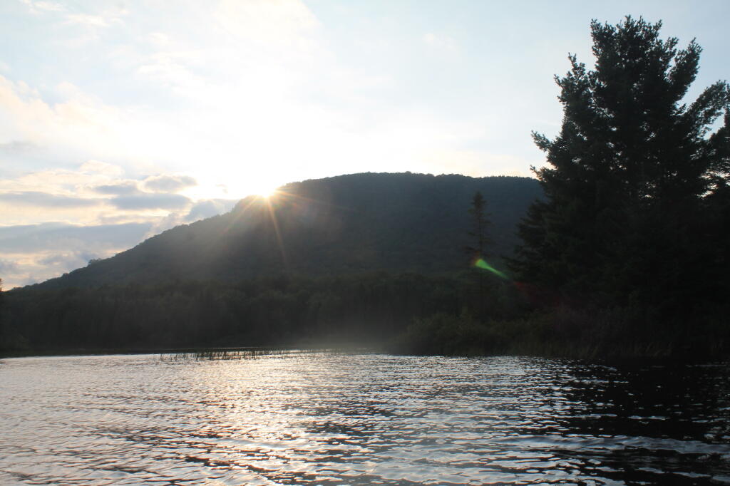 Photo: Setting Sun Over Payne Mountain