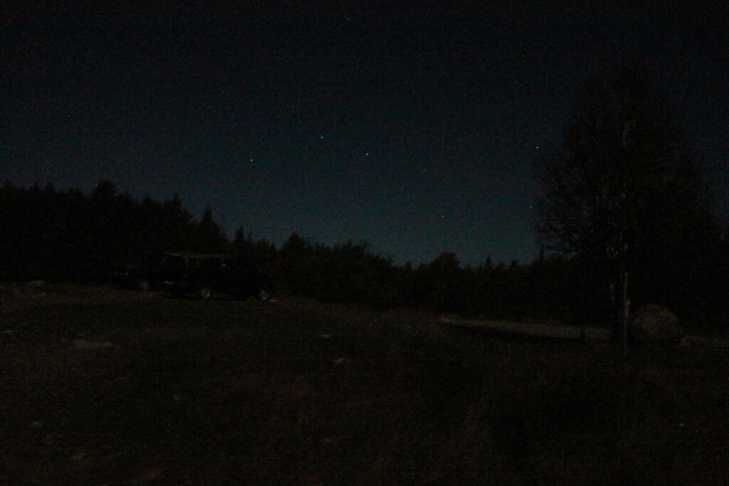 Photo: Moonlit Parking Area