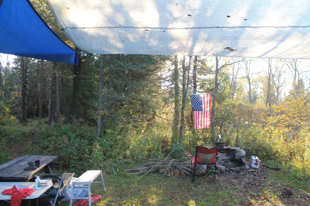 Photo: Tarps All Set Up, Should It Rain