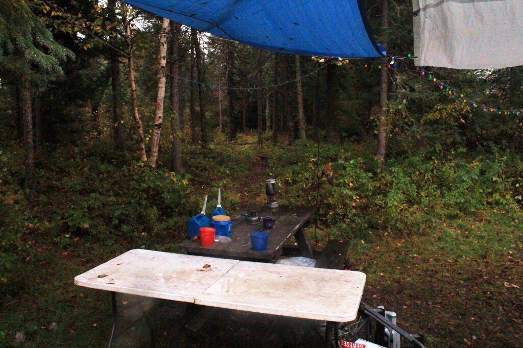Photo: Making Coffee In The Rain Photo: Making Coffee In The Rain
