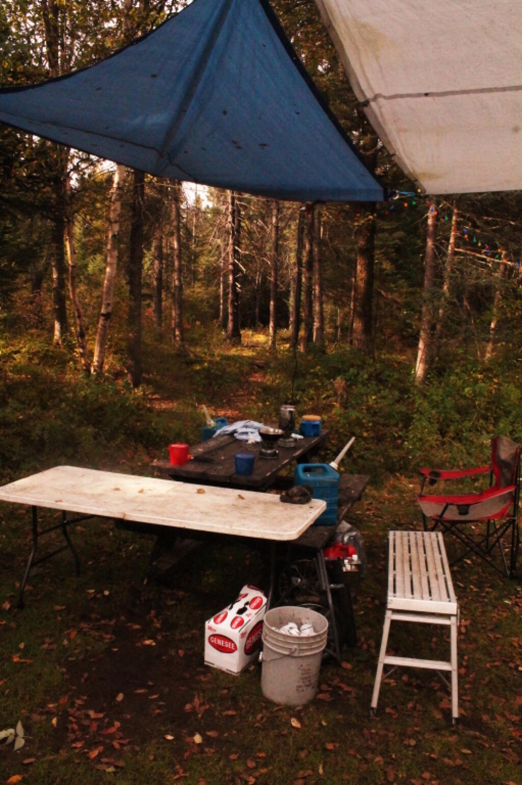 Photo: Somewhat Cloudy Morning At Camp