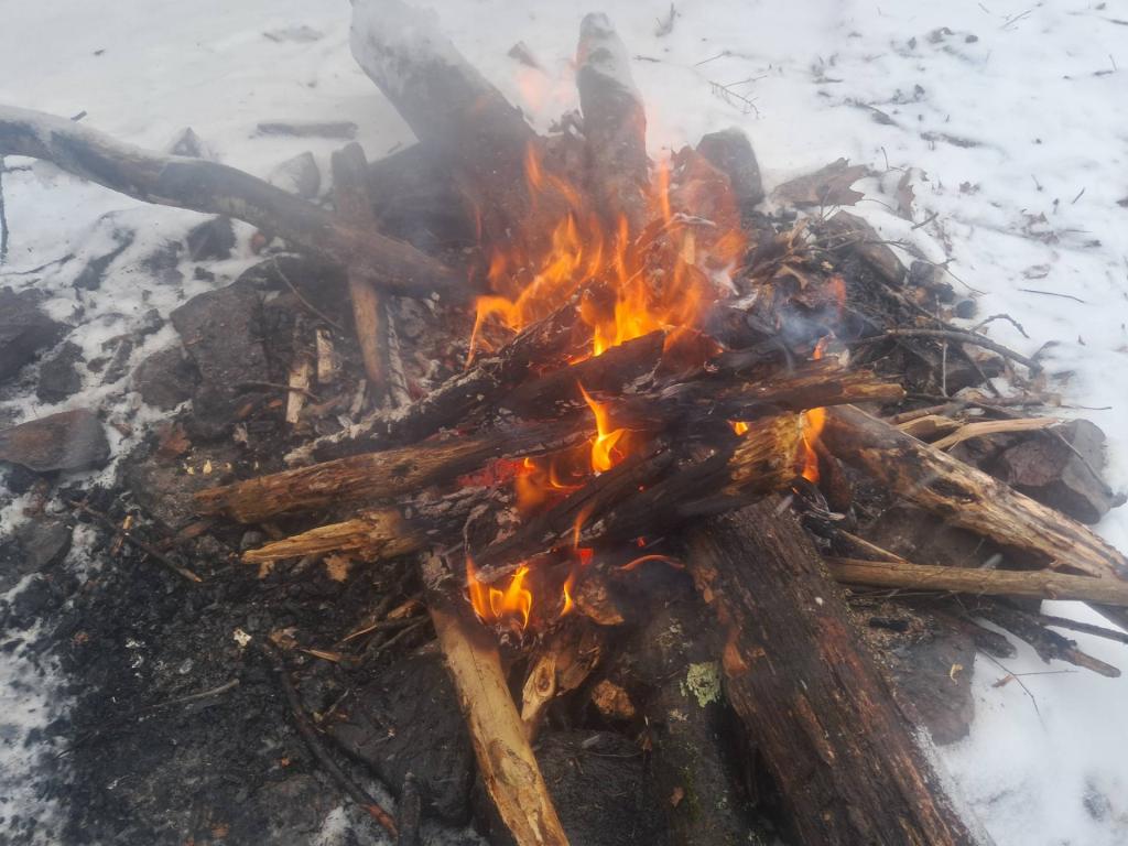 Photo: Snowy afternoon by the fire Photo: Snowy afternoon by the fire