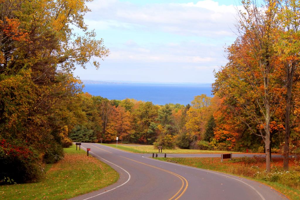 Photo: Seneca Lake Down the Hill Photo: Seneca Lake Down the Hill