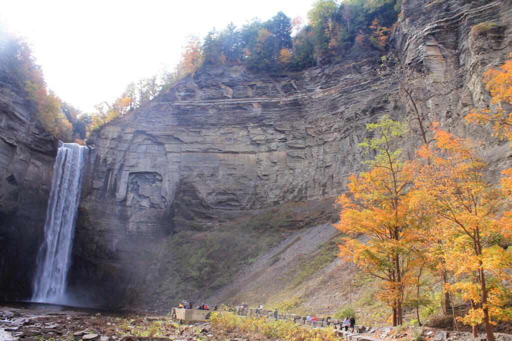 Photo: The Falls From Below Photo: The Falls From Below