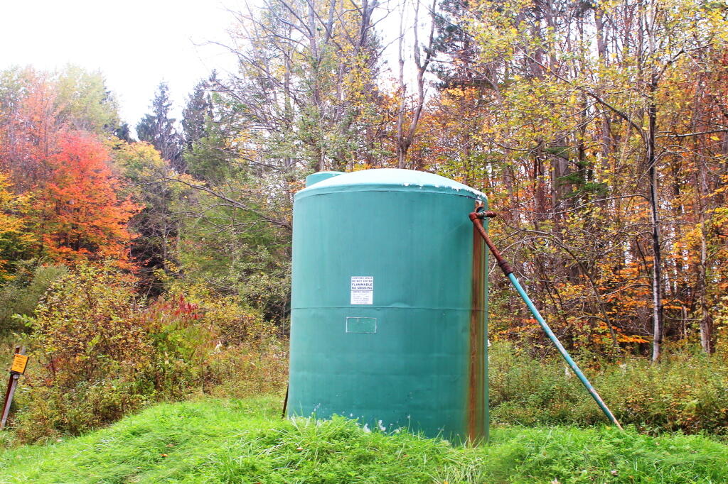 Photo: Big Condensate Tank Next To Natural Gas Well