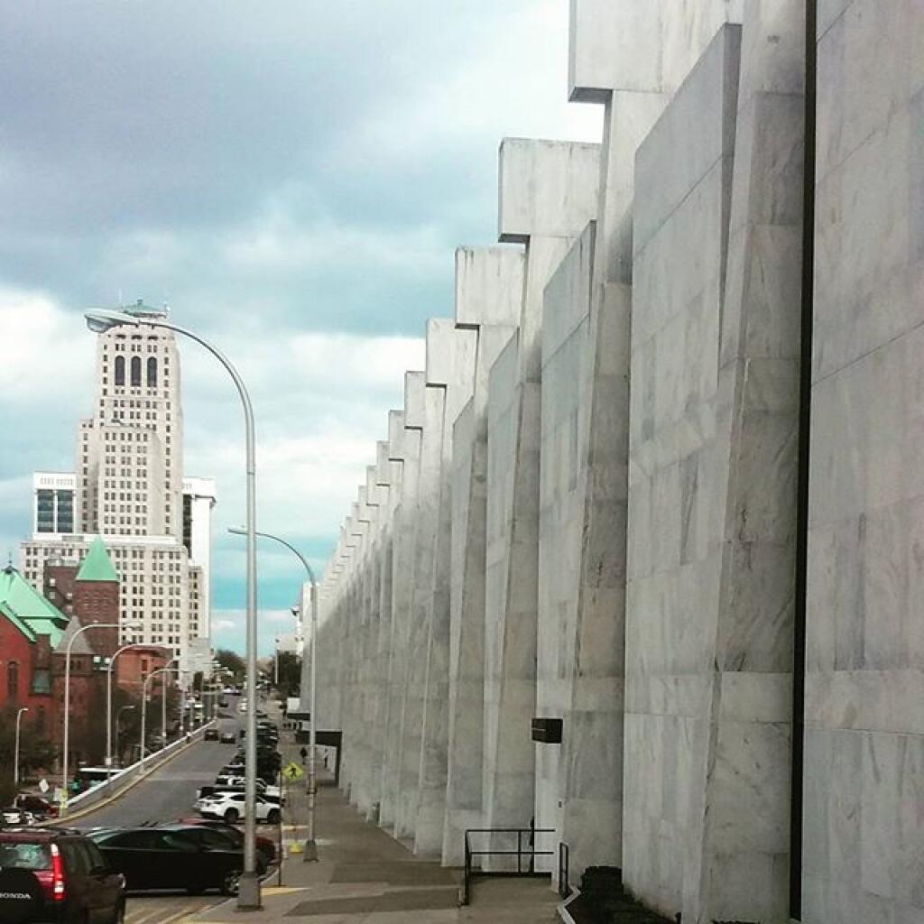 Photo: At 1/4 mile, Swan St Building is the largest marble covered DMV Building in the world! Photo: At 1/4 mile, Swan St Building is the largest marble covered DMV Building in the world!