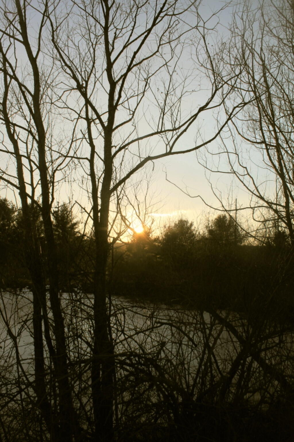 Photo: Rapidly Fading Sun