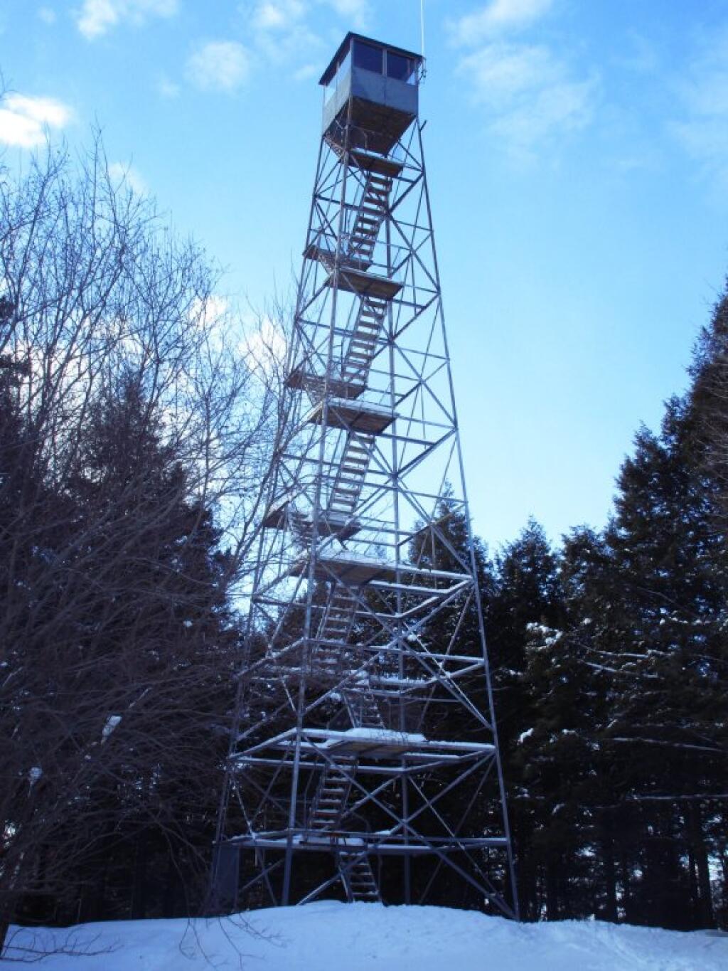 Photo: Spruce Mountain Fire Tower Photo: Spruce Mountain Fire Tower