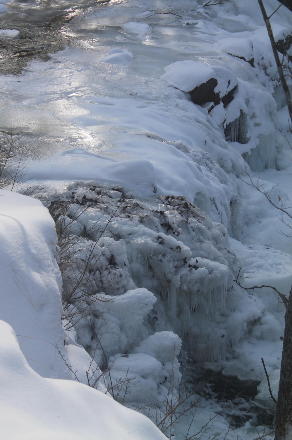 Photo: Iced Over Falls