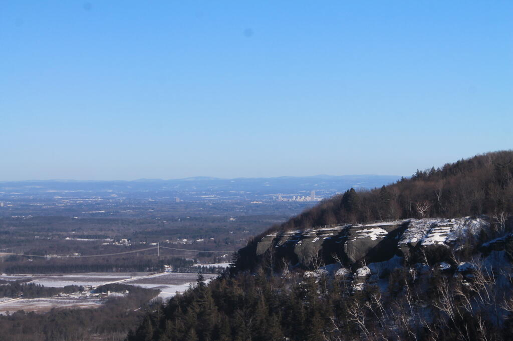 Photo: Escarptment on Clear Winter Afternoon