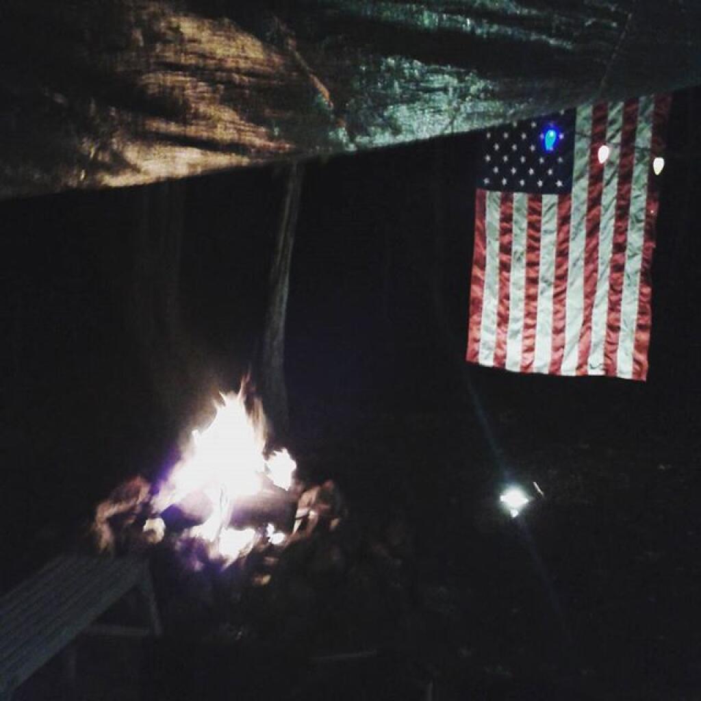 Photo: Friday night in the drizzle