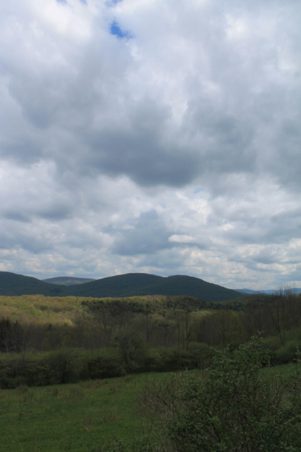 Photo: Clouds Hang Low Above