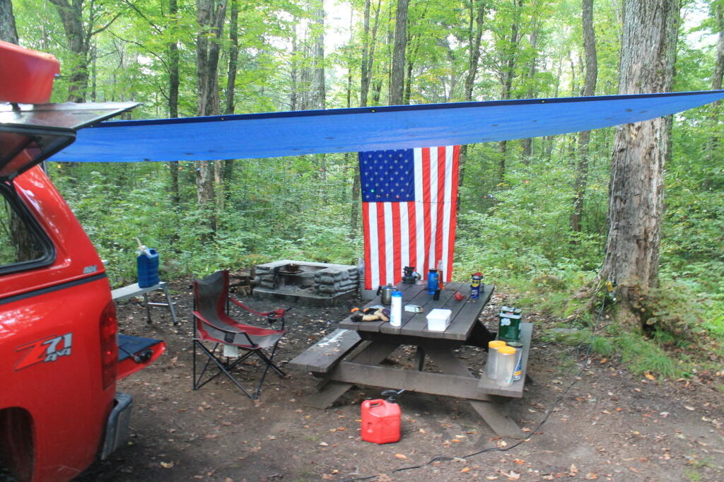 Photo: Campsite on Sunday Morning