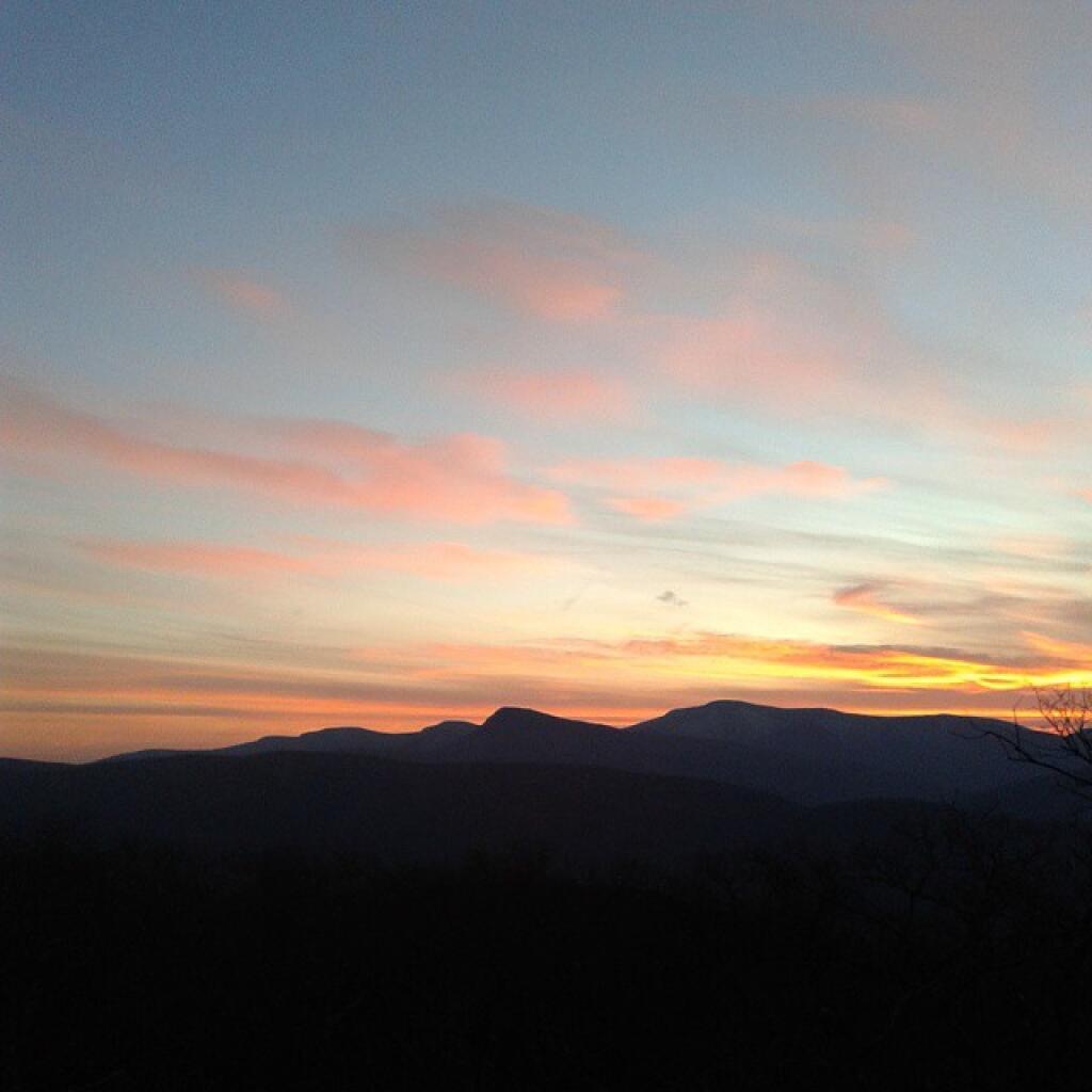 Photo: Despite the hustle up the mountain so nice views of the Catskill High Peaks