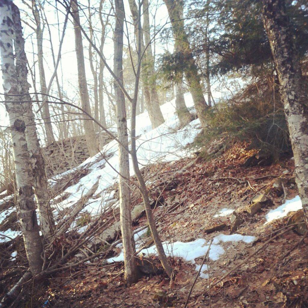 Photo: Not a lot of snow for this time of year in the Catskills Photo: Not a lot of snow for this time of year in the Catskills