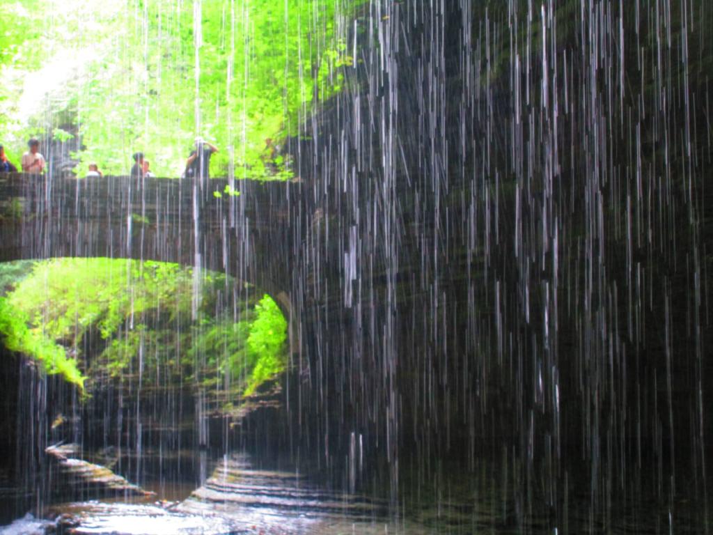 Photo: Under Rainbow Falls Photo: Under Rainbow Falls