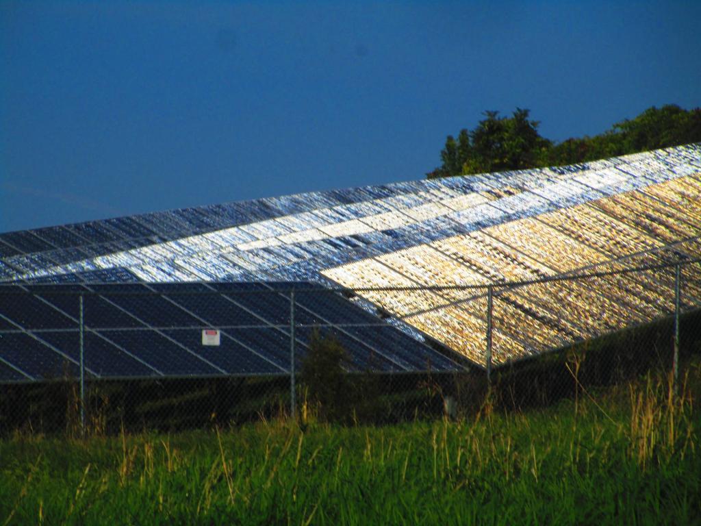 Photo: Solar glare