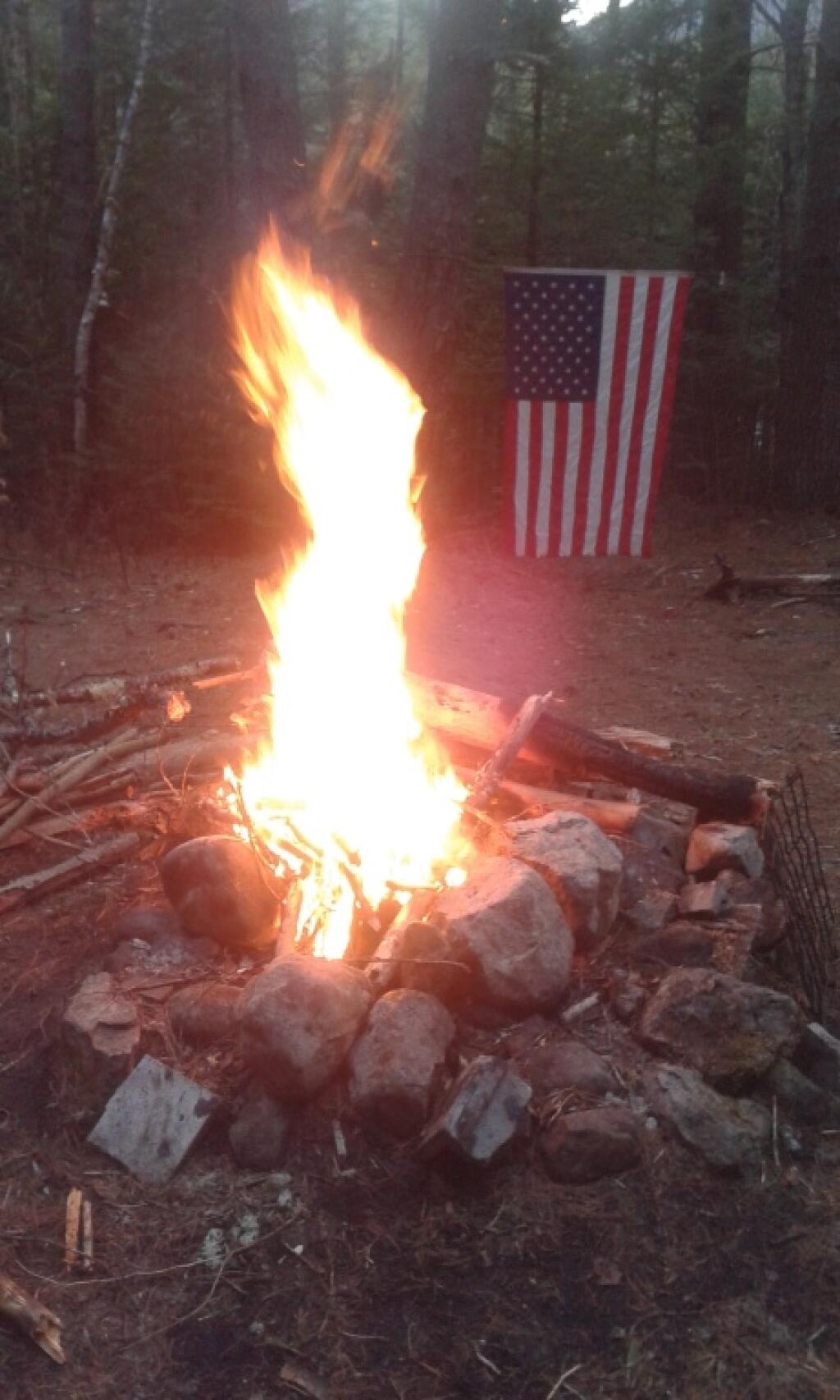 Photo: Roaring Campfire
