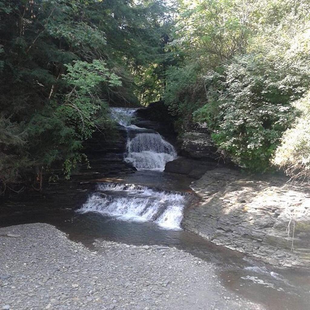 Photo: Waterfalls by the old grist mill