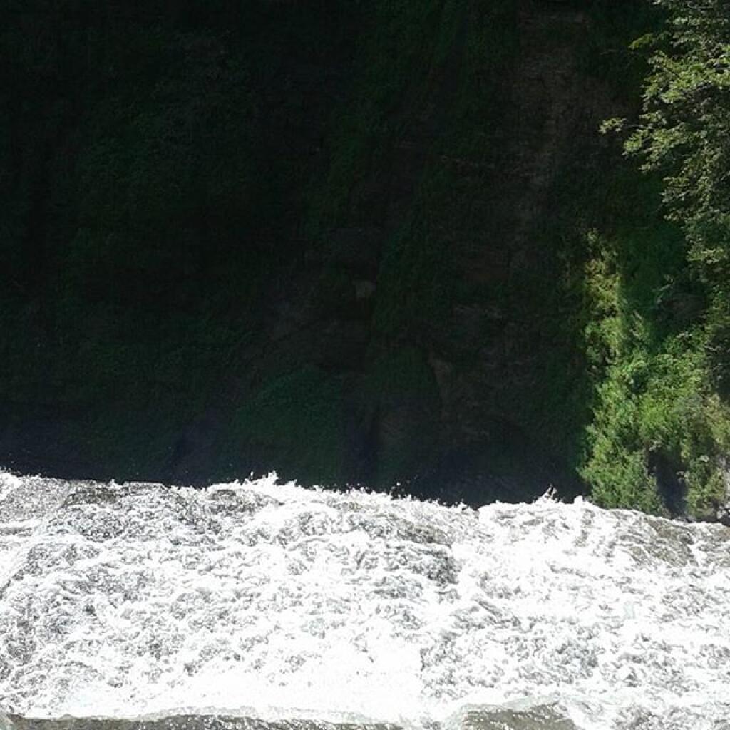 Photo: Over Lucifer Falls Photo: Over Lucifer Falls