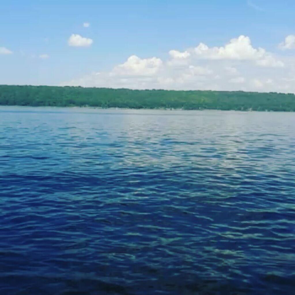 Photo: Listening to Cayuga Lake Photo: Listening to Cayuga Lake