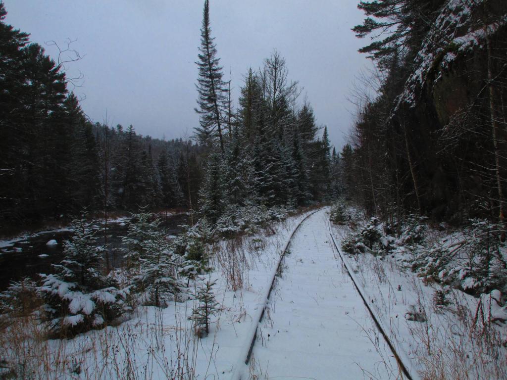 Photo: Walking Along the Tahawas Railroad Tracks