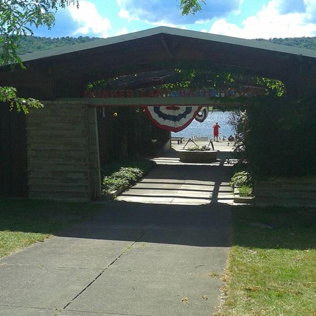 Photo: Beautiful Quaker Lake Bath House Photo: Beautiful Quaker Lake Bath House