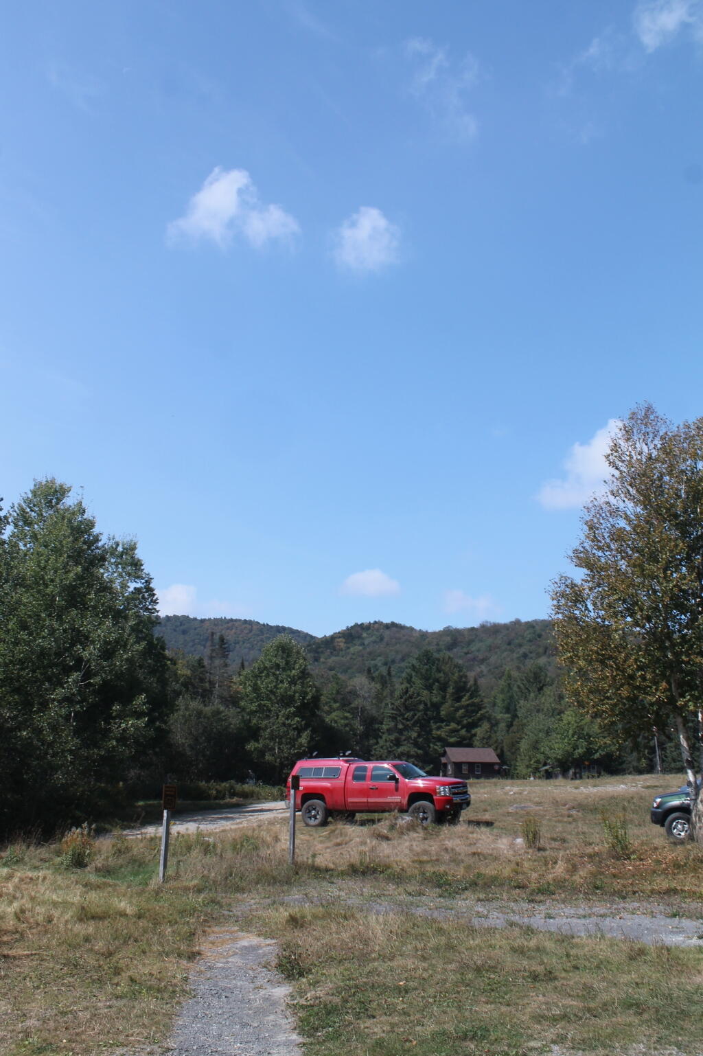 Photo: Big Red at Cedar River Entrance Photo: Big Red at Cedar River Entrance