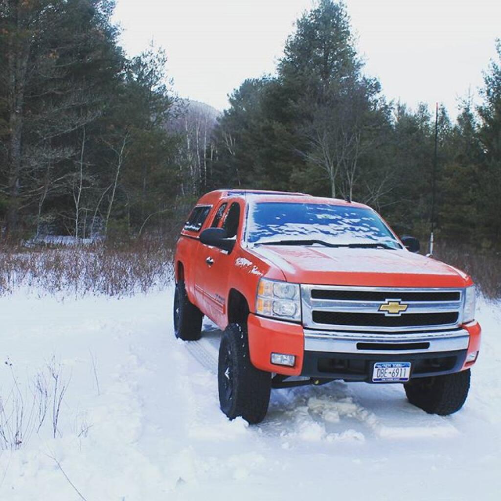 Photo: I could have driven back but to be safe I left Big Red by the road