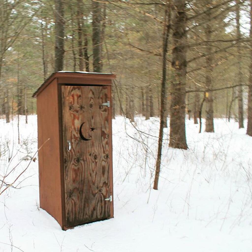Photo: Renovated outhouse