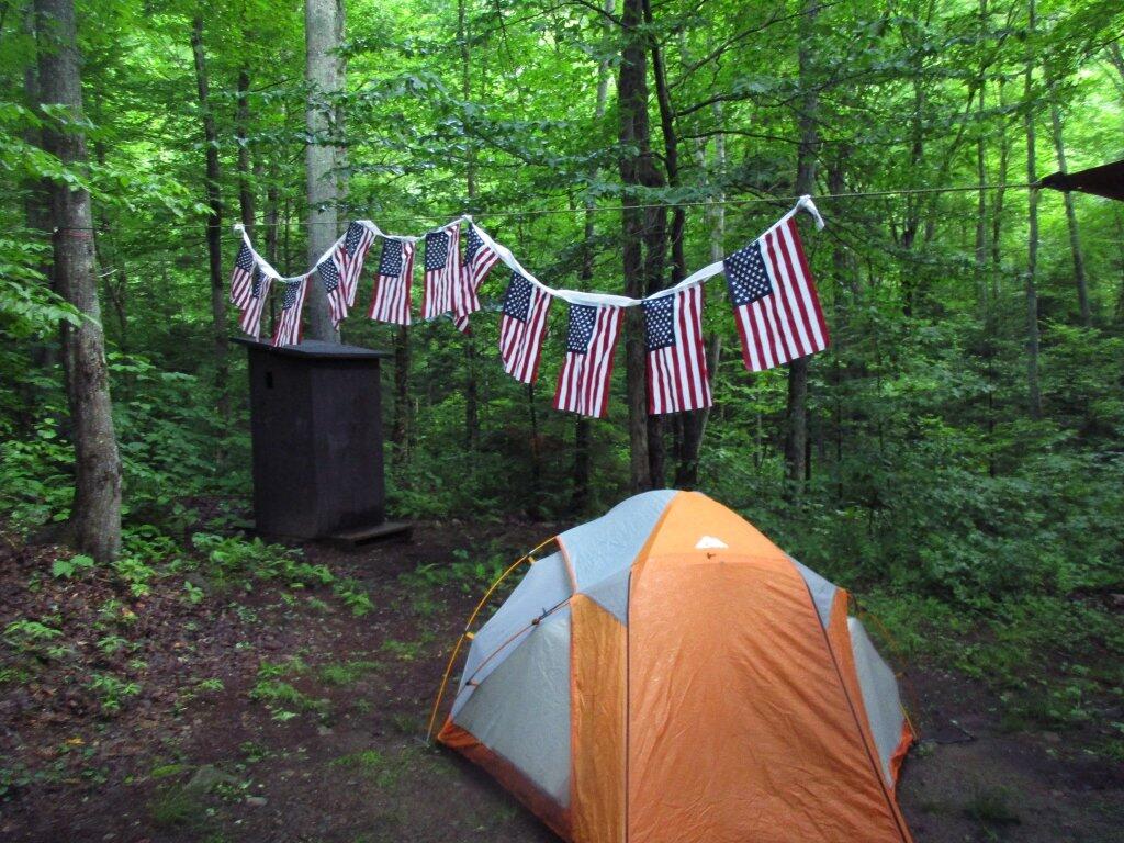 Photo: Set Up A Tent To Keep Gear Dry Photo: Set Up A Tent To Keep Gear Dry