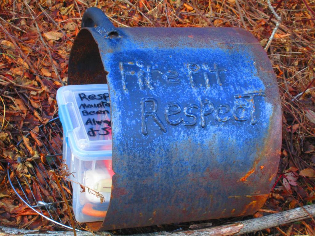 Photo: Campfire supplies in the box - nice