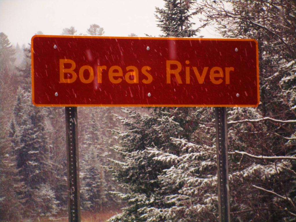 Photo: Snowy Afternoon on Boreas River