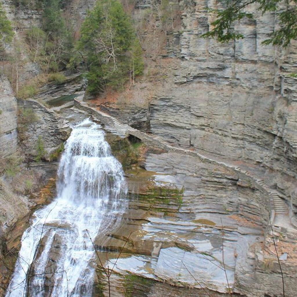 Photo: Lucifer Falls - Gorge trail not yet open