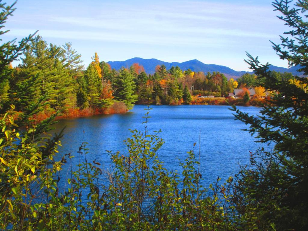 Photo: Looking Across Lake Flower Towards Haystack