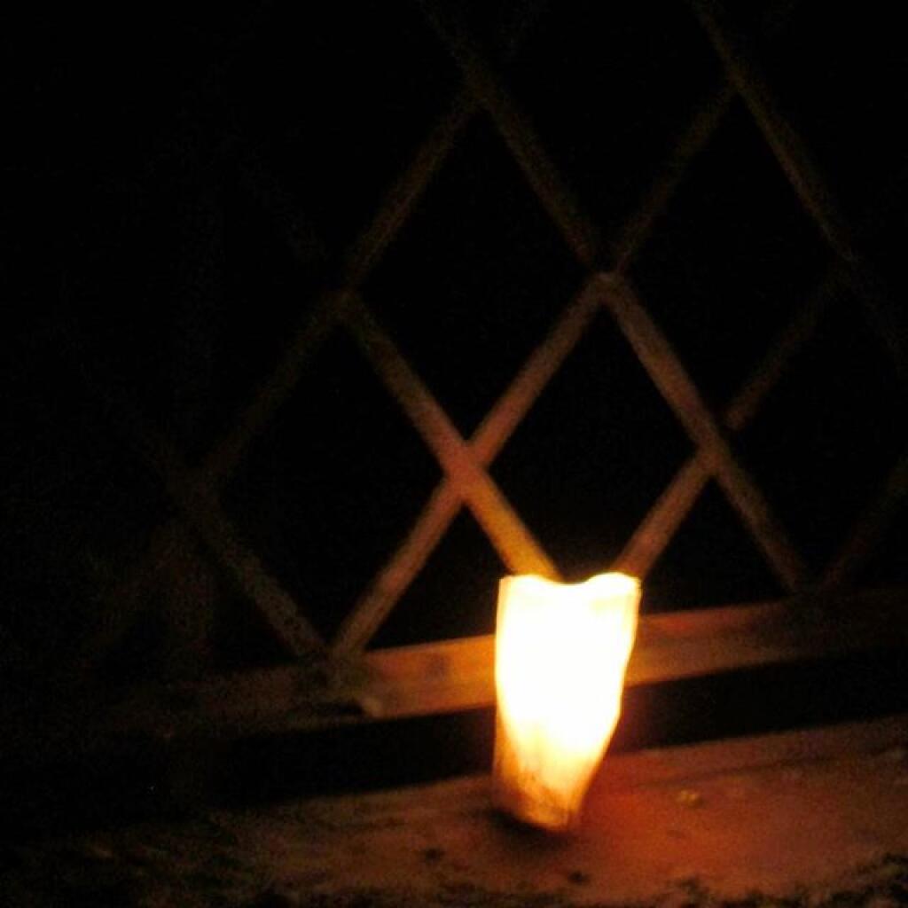 Photo: Bridge lit up