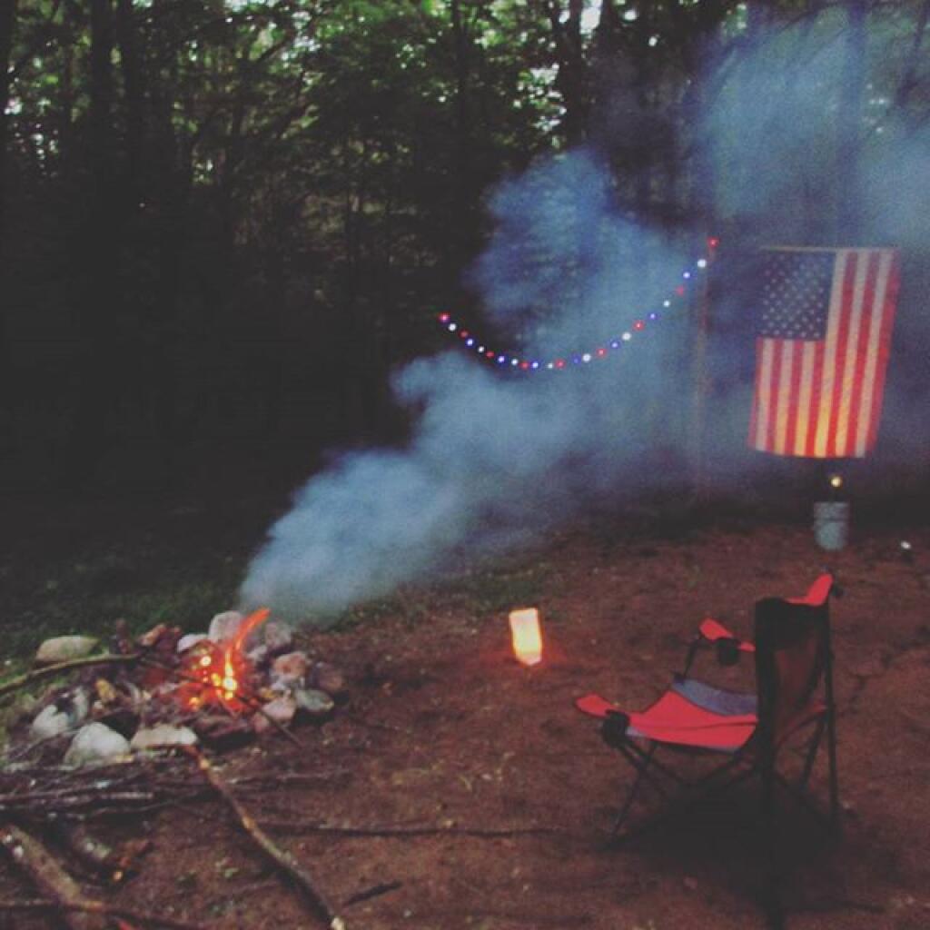 Photo: Rolling coal, campfire style