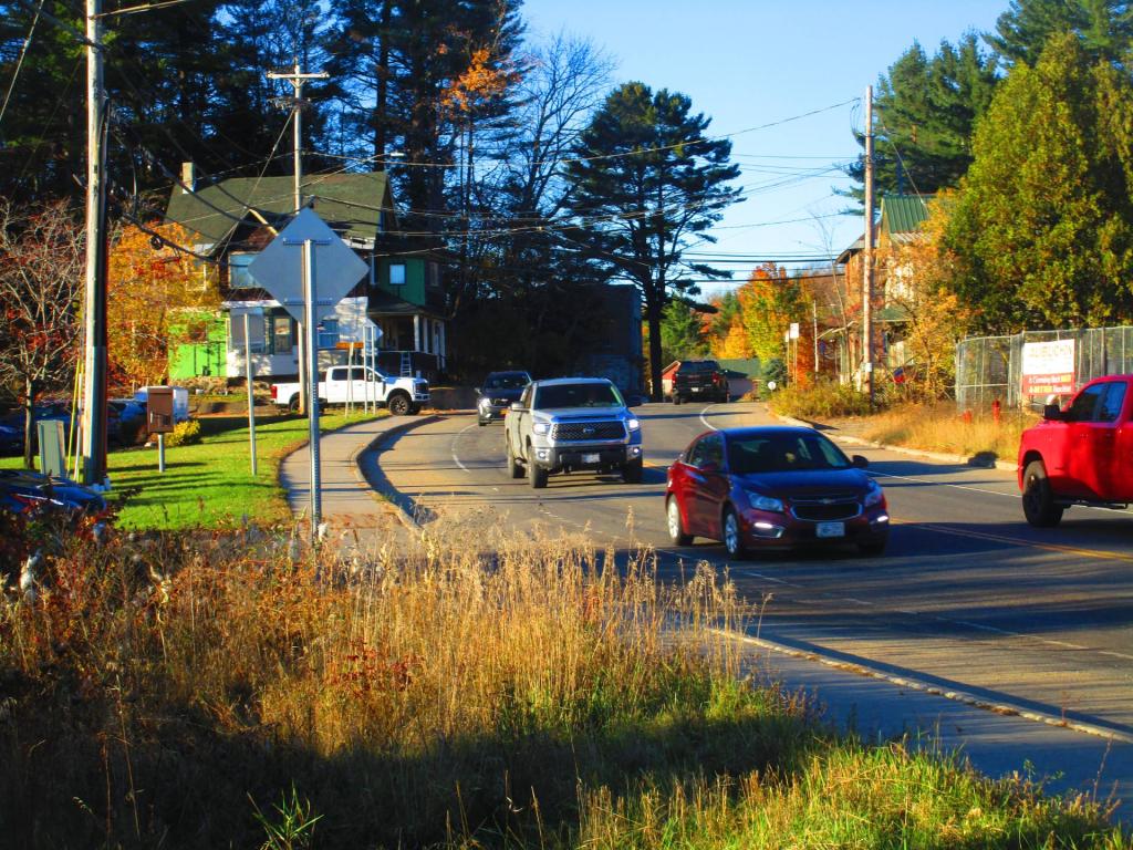 Photo: NY 186 in Saranac Lake