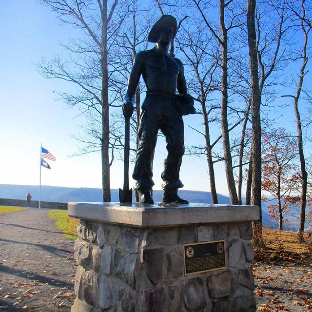 Photo: Monument to the Civilian Conservation Corp Worker Photo: Monument to the Civilian Conservation Corp Worker