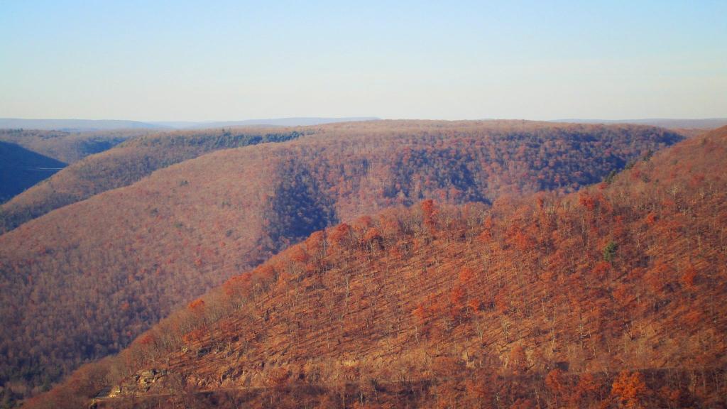 Photo: The road up to Hyner View is steep and narrow