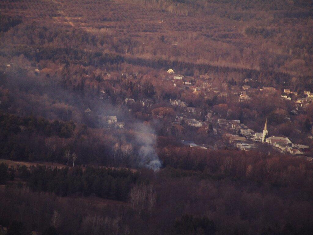 Photo: Burning Brush In Altamont Photo: Burning Brush In Altamont