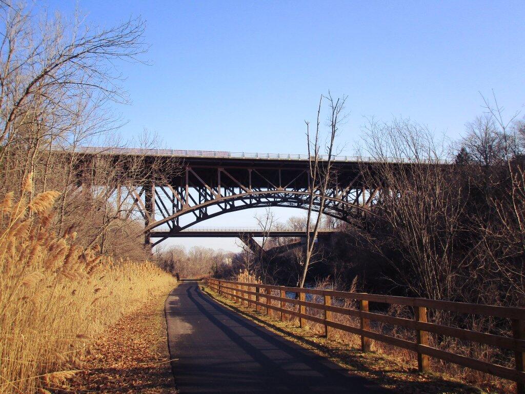 Photo: Bridges Over The Normans Kill Gorge
