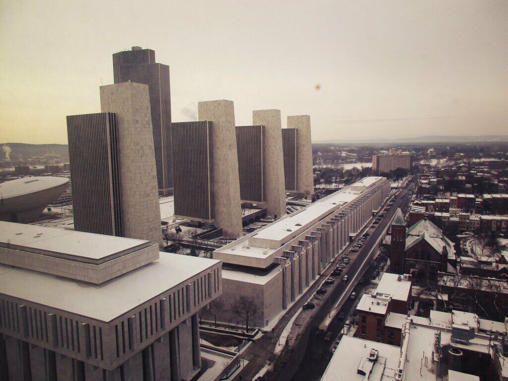 Photo: South Swan Street And Empire State Plaza